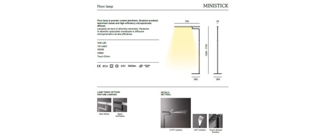Ministick φωτιστικό δαπέδου