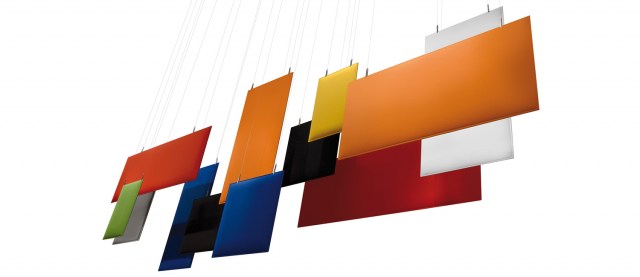 BAFFLE SOUND ABSORBING CEILING SYSTEM