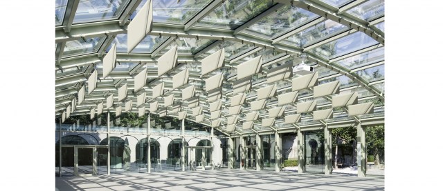 BAFFLE SOUND ABSORBING CEILING SYSTEM