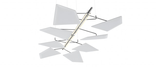 BAFFLE SOUND ABSORBING CEILING SYSTEM