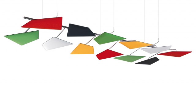 BAFFLE SOUND ABSORBING CEILING SYSTEM