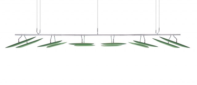 BAFFLE SOUND ABSORBING CEILING SYSTEM