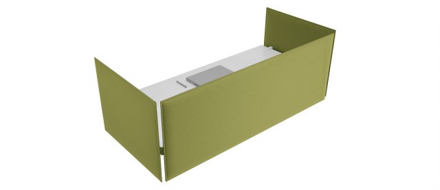 Snowfront sound absorbing panel